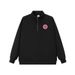 Men's Clothing UU 320g Stand Up Collar Half Zip Sweatshirt Men's Loose Fit With Badge, US Map, Versatile Trendy American Style Top Wholesale_viptrois.com