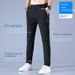 Men's Clothing Shirts And Clothing Ice Silk Pants Men's Summer New Business Fashion Version Large Size Thin Elastic Casual Trousers_viptrois.com
