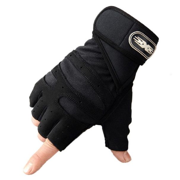 Gym Fitness Schwergewicht Trainingshandschuhe Männer Frauen Bodybuilding Halbfinger Rutschfeste Handschuhe Handgelenkstütze Gewichtheben Sport_viptrois.com