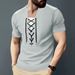 Men's Clothing Cardigan Drawstring Round Neck Sports Polo Shirt_viptrois.com