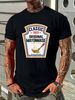 Mayonnaise DIY Halloween Costume Matching Funny Group Mayo T-Shirt Breathable Summer Designer Clothes Streetwear Female Comfortable Print Round Neck Short Sleeve Women T-Shirt For Women Casual Versatile Graphic Top For Everyday Wear Stylish Stretched_viptrois.com