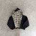European And American Plaid Splicing Two Wearing Hoodies Y2k Retro Casual Plaid Sweater Loose Versatile Top Tide_viptrois.com