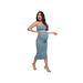 Foreign Trade Hot Sale Maternity Rib Knit Camisole Top And Pencil Skirt Set_viptrois.com