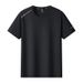 Men's plus Size Printed Short Sleeve Shirt Summer Thin Breathable Loose Quick Drying Casual Top for plus Size Men_viptrois.com