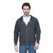 Men's Clothing Hooded Casual Fashionable Versatile Cardigan Fleece Hooded Zip-Up Sweatshirt – Oversized Korean Streetwear Jacket (Black/Navy/Charcoal)_viptrois.com