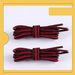 Shoe Accessories 3MM fine two color woven yellow boots Martin boots kick resistant yellow brown round shoelace rope a pair_viptrois.com
