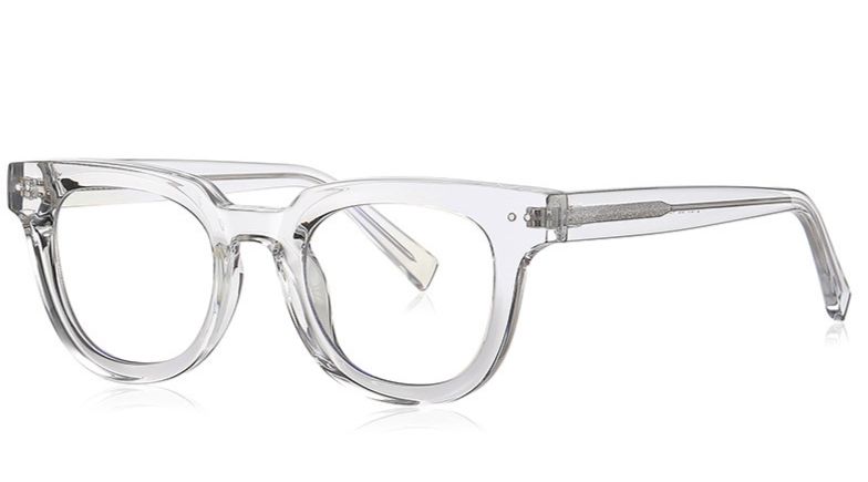 TR90 Rivet Anti Blue Light Glasses Frame Fashion Street Shooting Men And Women Computer Glasses_viptrois.com