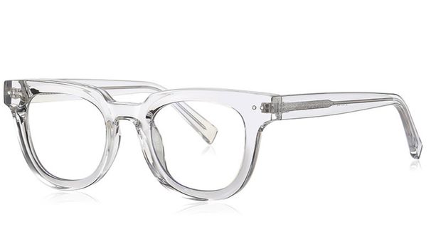 TR90 Rivet Anti Blue Light Glasses Frame Fashion Street Shooting Men And Women Computer Glasses_viptrois.com