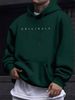 Men's Autumn And Winter Casual Fashionable Loose Hooded Sweatshirt ORIGINALS Letter Printed Warm Long Sleeved Pullover_viptrois.com
