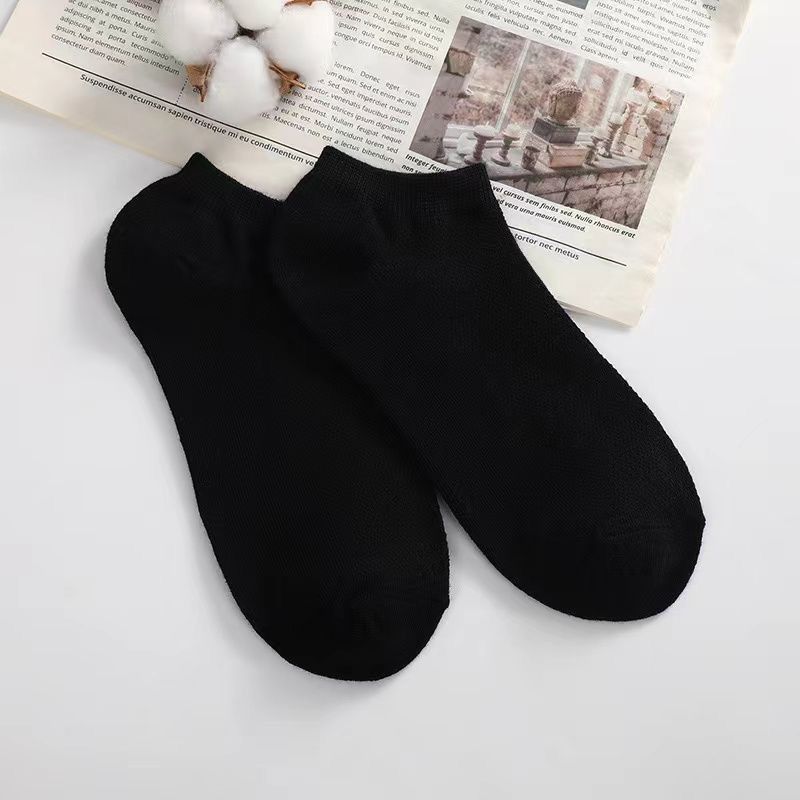 Socks men and women with the same short thin sweat absorbent breathable boat socks sports shallow mouth invisible socks_viptrois.com