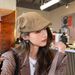 Reverse Beret Women, Duckbill Cap, Forward Cap For Men, Spring And Summer Thin Style, Painter Hat, Autumn Newsboy Hat_viptrois.com
