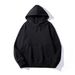 Loom Loom Solid Color Heavyweight 420g Men's Sweatshirt Loose Oversize American Style Terry Pullover Hooded Couple Jacket_viptrois.com