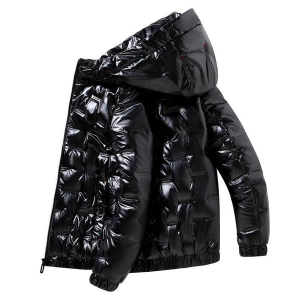 Men's Short Cold-proof Clothing, Men's Winter Thickened Coat, Men's Jacket, Shiny Japanese And Korean Winter Clothing_viptrois.com