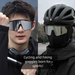 New Cycling For Men And Women, Integrated Windproof Sandproof Goggles, Outdoor Mountaineering UV Protection Sunglasses_viptrois.com