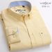 Men's Slim-Fit Oxford Striped Shirt – Wrinkle-Resistant, Breathable & Stylish Casual Wear_viptrois.com