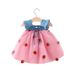 3171 Children's Girls Dress Summer Princess Dress Fluffy Yarn Fashionable Baby Skirt Baby Vest Dress Female Summer_viptrois.com