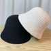 New Hat, Female Fisherman Spring And Summer Hollowed Out Sun Protection, Shading Bucket Basin Hat_viptrois.com