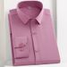 Bamboo Fiber Men's Stretch Dress Shirt – Wrinkle-Free Comfort, Korean Style Slim Fit Professional Shirt, Breathable White Formal Wear For Interviews_viptrois.com