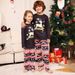 Christmas Letter Snowflake Fawn Christmas Family dress printed homewear pajamas_viptrois.com