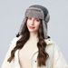 Women's Hats Outdoor Cold Proof With Large Head Circumference, Thickened Ear Protection, Ski Hat, Warm Cycling Pullover, Windproof Cotton Hat_viptrois.com