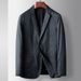 Men's Clothing spring and autumn light luxury business single western middle aged and young people solid color single breasted trendy suit jacket_viptrois.com