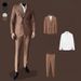 Men's Clothing casual suits slim suits for work light business jackets best man clothing wedding dresses_viptrois.com