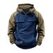 Men's Zipper Workwear Pullover Hoodie, Sports Running Outdoor Winter Jacket Hoodie, Sweatshirt Long-sleeved Hoodie_viptrois.com
