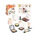 Mother & Kids Heart-Shaped Mirror Perfume Bottle Pretend Play Makeup Set For Girls - Princess Role Play Toy (Pink/Blue/Black, 3-Piece Card Pack)_viptrois.com