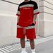 Men's 3D Printed Short Sleeve Shirt And Shorts Set - Casual Comfort Outfit With Bamboo Cotton Blend_viptrois.com