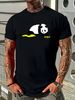 Enjoi Skateboard Panda Logo Short Sleeve T-Shirt Size Small Adult Dark Gray Tee Stylish Comfortable Slightly Unisex Top For Everyday Wear Homme_viptrois.com