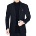 CT 2025 Spring And Autumn New Men's Casual Blazer Middle-aged Men, Dad's Woolen Suit Jacket, Single Wool Coat For Men_viptrois.com