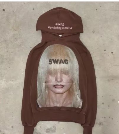 Men's Clothing Style Character Oversized Printed Hoodie Women's Loose Casual Brown Hooded Sweatshirt Street Retro_viptrois.com
