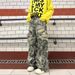 Men's Clothing Spring And Autumn Retro Heavy Camouflage Loose Trousers For Men And Women With Multi Pocket Design Wide Leg Overalls For Men_viptrois.com