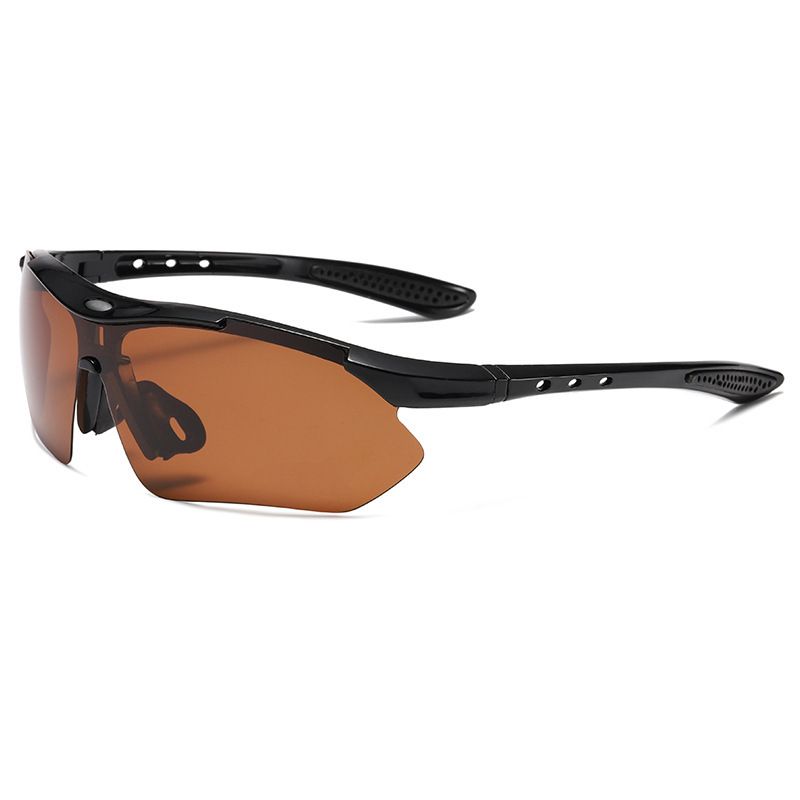 Half Frame Polarized Sunglasses – Color Changing Lenses, Anti-Wind & Sand (Unisex Outdoor Cycling & Sports)_viptrois.com