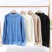 Men's Textured Knit Sweater – Winter Casual Crewneck Pullover (Black/White/Navy/Khaki) – Oversized Fit & Breathable Polyester Blend_viptrois.com