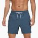 New Men's Solid Color Four-Piece Casual Shorts With Zippered Pockets, Beach Pants With Four-Sided Elasticity, Sports Shorts_viptrois.com