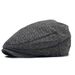 New Beret Men's Casual Versatile Herringbone Duckbill Elderly Hat Forward Cap_viptrois.com