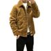 Spring And Autumn Turn-Down Collar Knitted Men's Light Cardigan Sweater European Version Fashion Trendy Brand_viptrois.com