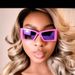 Special Shaped Large Frame Sunglasses For Women Personality Trend Sunglasses For Women Cross Border Wholesale SunglassesT1370_viptrois.com