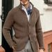 "Men's Slim-Fit Acrylic Knit Sweater – Winter Crewneck Pullover With Stain-Resistant Finish (M-4XL, 7 Classic Colors)"_viptrois.com