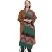 Unisex Looped yarn reinforced love jacquard scarf shawl_viptrois.com