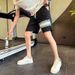 High-end Checkered Shorts, Men's Trendy Brand Casual Five-inch Men's Pants, 2025 New Men's Summer Thin Pants_viptrois.com
