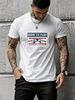 Gaming Style T Shirt Born To Play Game Mode Graphic Design Cotton Blend Casual Wear For Men Gaming Enthusiasts_viptrois.com