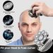 9D Bald Head Shavers 6 In1 Electric Shaver Cordless Wet Dry Rotary Razor For Men_viptrois.com