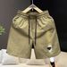 Summer Men's Quick Drying Mesh Breathable Casual Shorts Lightweight Trendy Youth Five Point Pants_viptrois.com