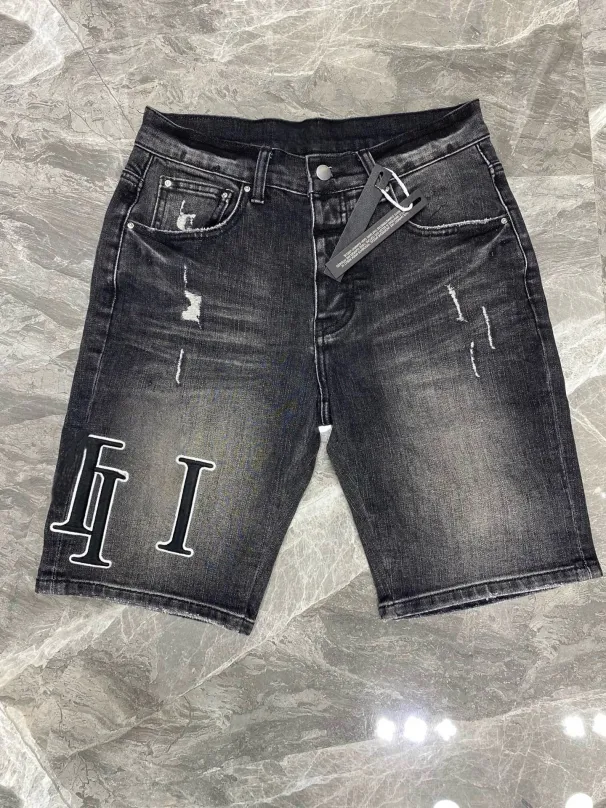 Mens Designer Shorts Jeans Mens Jeans Men Casual Short Jean Short Pant Hole Tiger Letter Embroidery Mens Street Hip Hop_viptrois.com