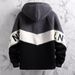 Plus Size Men's Fleece Jacket – Oversized Sherpa Hooded Coat (Black/Grey, British Style, Loose Fit, Sizes M-8XL, Machine Washable)_viptrois.com