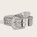 Y2K Wide Belt For Women With Decorative Willow Nails Rhinestone Detail European American Fashion Casual Polyester Synthetic Leather_viptrois.com