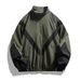 Trendy Brand Embedded Line Reflective Splicing Stand Up Collar Zipper Spring Autumn Season, Loose Sports And Casual_viptrois.com