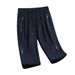 Men's Clothing Summer Men's Ice Silk Shorts Ice Sense Cropped Pants Quick Drying High Elastic Casual Shorts Men_viptrois.com